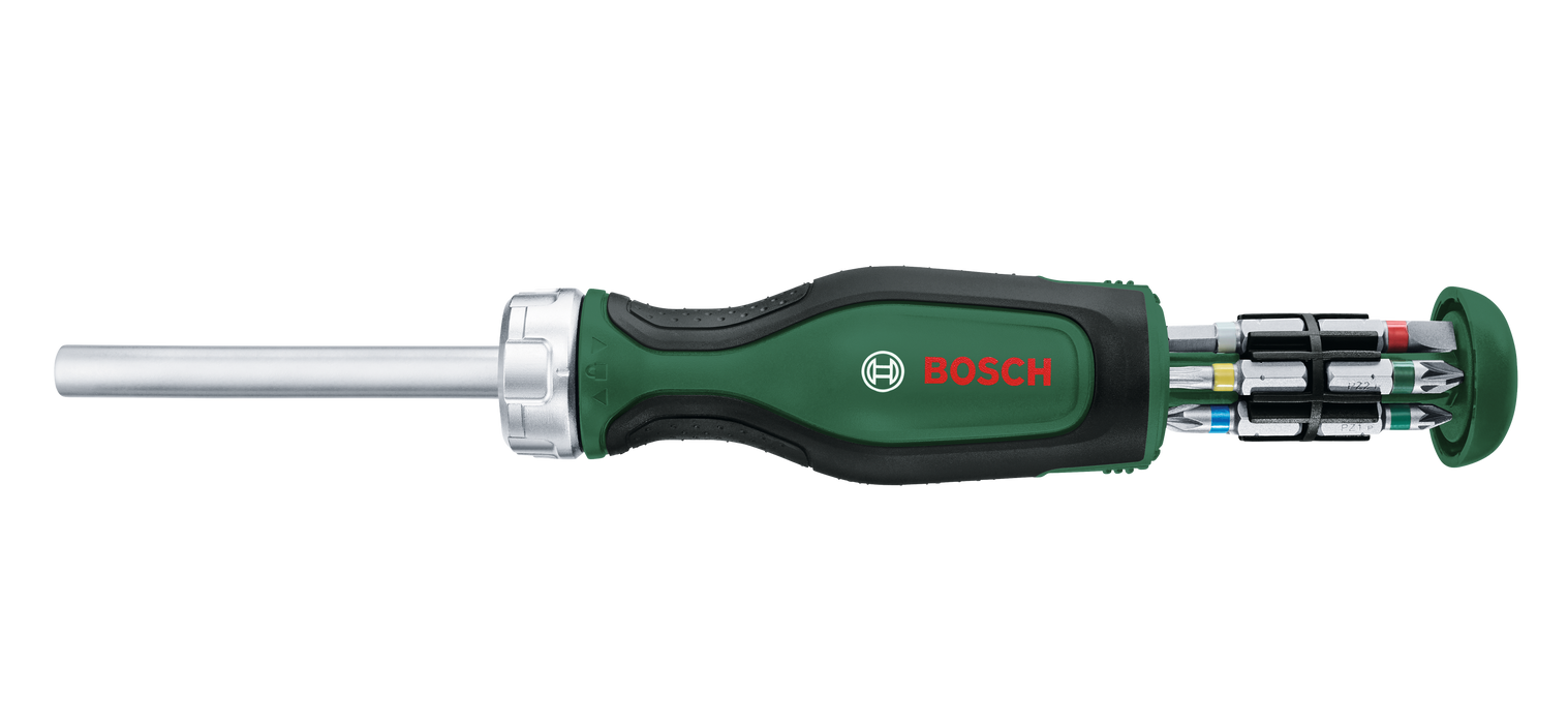 BOSCH Odvrtač za zupčanike + 12 bitova - Odvrtač Bit Ratchet Screwdriver with 12 (1600A032V0) Madras doo Beograd Madras doo Beograd