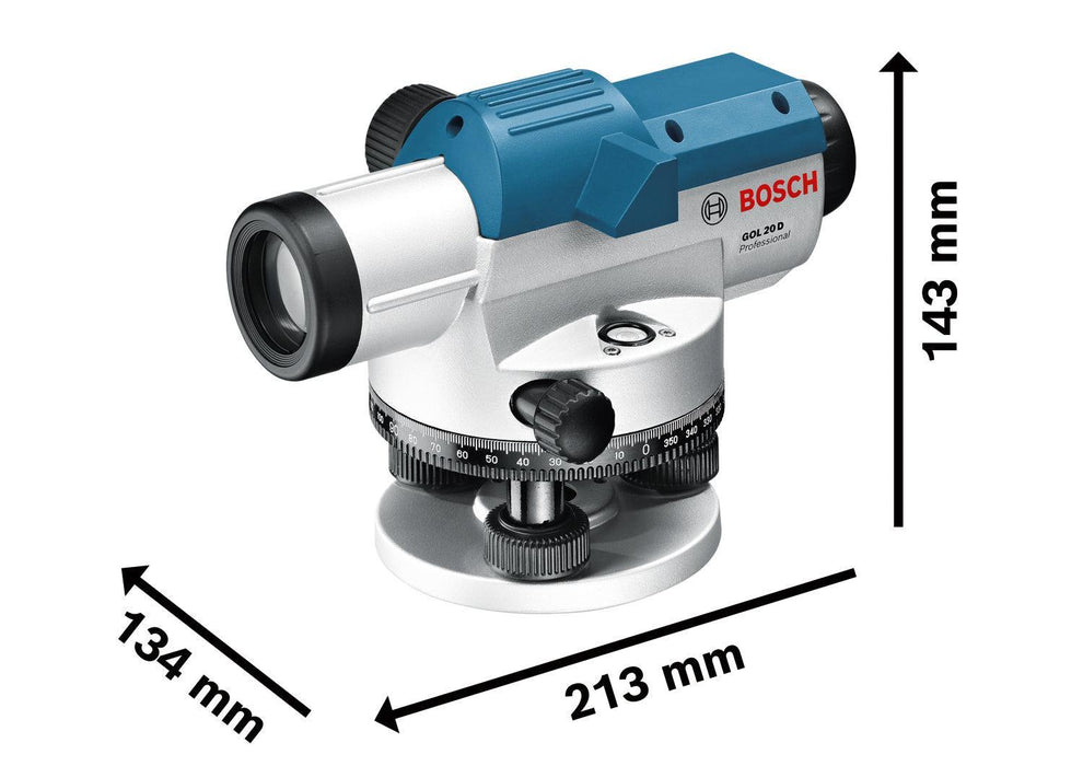 BOSCH Optički uredjaj za nivelisanje GOL 20 D (bosch-0601068400) Optički nivelir BOSCH Madras doo Beograd