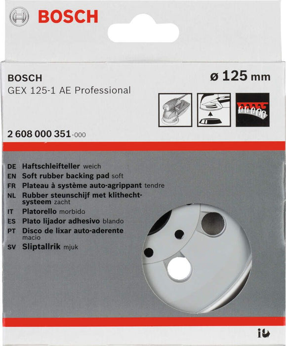 Bosch ploča sa čičkom - tanjir 125mm (ekstra mekani) za GEX 125-1 AE (2608000351) Ploča sa čičkom BOSCH BOSCH-2608000351 Madras doo Beograd