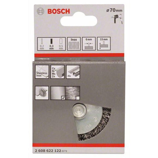 Bosch pločasta četka 70 mm, 0,3 mm, 15 mm - 2608622122 Pločasta četka BOSCH BOSCH-2608622122 Madras doo Beograd