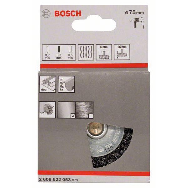 Bosch pločasta četka 75 mm, 0,3 mm, 16 mm - 2608622053 Pločasta četka BOSCH BOSCH-2608622053 Madras doo Beograd