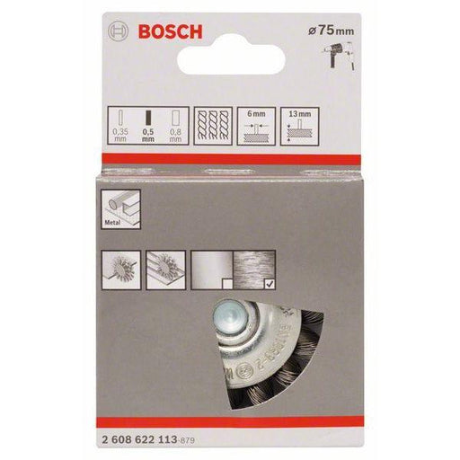 Bosch pločasta četka 75 mm, 0,5 mm, 13 mm - 2608622113 Pločasta četka BOSCH BOSCH-2608622113 Madras doo Beograd