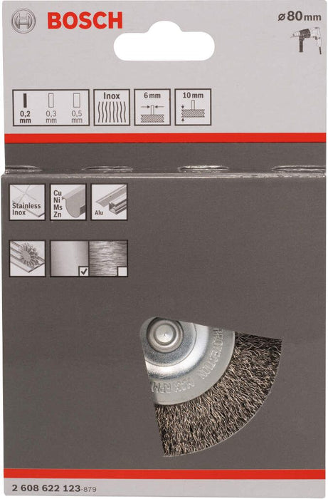 Bosch pločasta četka 80 mm, 0,2 mm, 4 mm - 2608622123 Pločasta četka BOSCH Madras doo Beograd