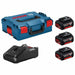 Bosch početni set 3 x akumulator GBA 18V 5,0 Ah + punjač GAL 18V-40 L-Boxx (0615990L3T) Akumulator i punjač BOSCH BOSCH-0615990L3T Madras doo Beograd