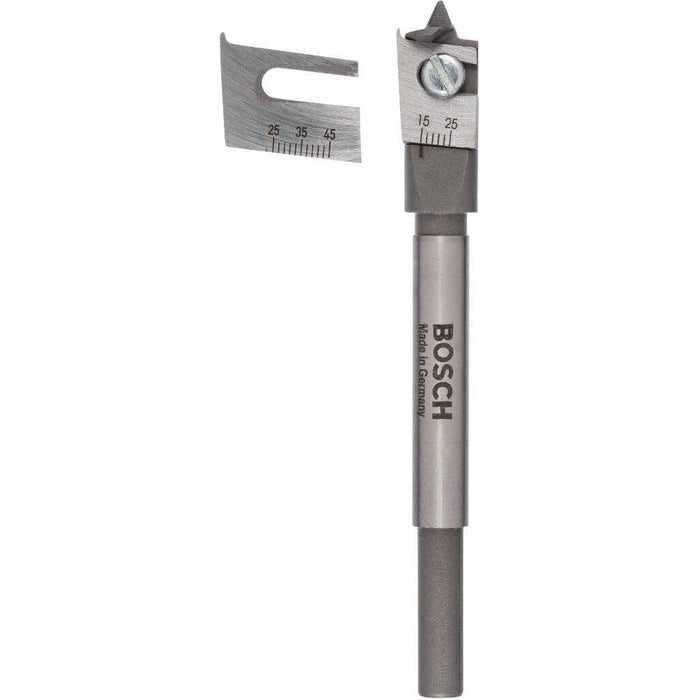 Bosch podesiva pljosnata burgija za glodanje, šestostrano 15 - 45 mm, 120 mm - 2608596333 Pljosnate burgije za drvo BOSCH BOSCH-2608596333 Madras doo Beograd