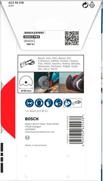 BOSCH PRO ACZ 85 EIB list testere za višenamenski alat, 85 mm - Segment lista testere RB - 1ER ACZ85EIB (2608669086) Madras doo Beograd Madras doo Beograd