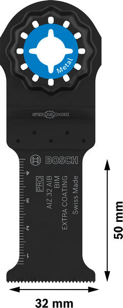 BOSCH PRO AIZ 32 AIB list testere za uranjajuće rezove, 32×50 mm, 10 kom. - List testere za uranjanje RB - 10ER AIZ (2608669076) Madras doo Beograd Madras doo Beograd