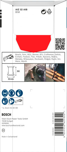 BOSCH PRO AIZ 32 AIB list testere za uranjajuće rezove, 32×50 mm, 5 kom. - List testere za uranjanje RB - 5ER AIZ 3 (2608669075) Madras doo Beograd Madras doo Beograd