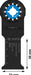 BOSCH PRO AIZ 32 AIB list testere za višenamenski alat, 32×50 mm - List testere za uranjanje RB - 1ER AIZ 3 (2608669074) Madras doo Beograd Madras doo Beograd