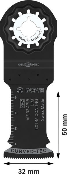 BOSCH PRO AIZ 32 APIB list testere za uranjajuće rezove, 32×50 mm, 10 kom. - List testere za uranjanje RB - 10ER AIZ (2608669068) Madras doo Beograd Madras doo Beograd