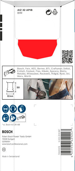 BOSCH PRO AIZ 32 APIB list testere za uranjajuće rezove, 32×50 mm, 5 kom. - List testere za uranjanje RB - 5ER AIZ 3 (2608669067) Madras doo Beograd Madras doo Beograd