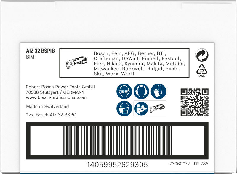 BOSCH PRO AIZ 32 BSPIB list testere za uranjajuće rezove, 32×50 mm, 25 kom. - List testere za uranjanje RB - 1ER AIZ32 (2608669073) Madras doo Beograd Madras doo Beograd