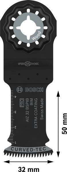 BOSCH PRO AIZ 32 BSPIB list testere za uranjajuće rezove, 32×50 mm, 5 kom. - List testere za uranjanje RB - 5ER AIZ32 (2608669071) Madras doo Beograd Madras doo Beograd