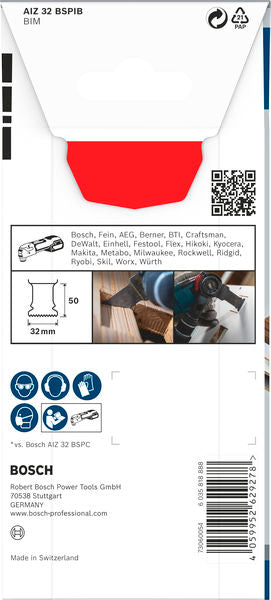 BOSCH PRO AIZ 32 BSPIB list testere za višenamenski alat, 32×50 mm - List testere za uranjanje RB - 1ER AIZ32 (2608669070) Madras doo Beograd Madras doo Beograd