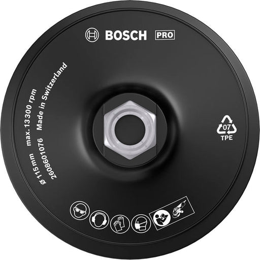 BOSCH PRO Backing Pad, 115 mm, M14, čičak traka - Tanjir sa čičak-prihvatom 115 mm (2608601076) Power Tools BOSCH Madras doo Beograd
