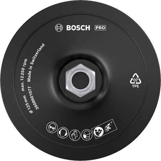 BOSCH PRO Backing Pad, 125 mm, M14, čičak traka - Tanjir sa čičak-prihvatom 125 mm (2608601077) Power Tools BOSCH Madras doo Beograd