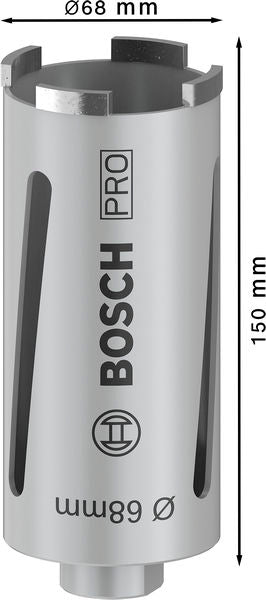 BOSCH PRO Core Cutter dry, 68×150 mm, G 1/2 inča - (2608587322) Power Tools BOSCH Madras doo Beograd
