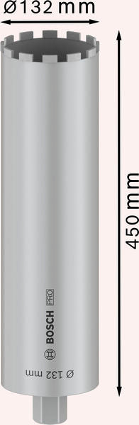 BOSCH PRO Core Cutter wet, 132×450 mm, 1 1/4 inča UNC - Dijam. kruna za mokro buš.SFC ø132x450mm (2608601742) Power Tools BOSCH Madras doo Beograd