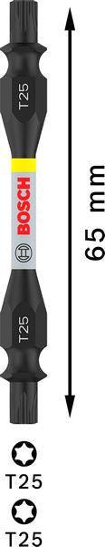 BOSCH PRO dvostrani Impact nastavak sa Pick and Click indeksom, T25, 65 mm - Umetak uvrtača PRO T25 Impact (2608522541) Madras doo Beograd Madras doo Beograd