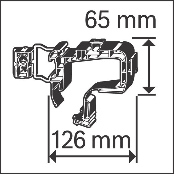 BOSCH PRO EPH vešalica za kablove, 40 kablova NYM 3×1,5 mm² - (1600A032GE) Madras doo Beograd Madras doo Beograd