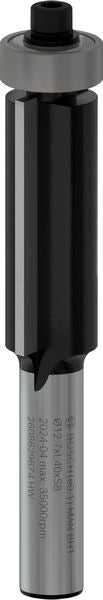 BOSCH PRO glodalo za glodanje u ravni sa ležajevima na dnu, Ø 12,7×L 40, prihvat 8 mm - Glodala za glod.uz površi Flush Trim Bit (2608629674) Madras doo Beograd Madras doo Beograd