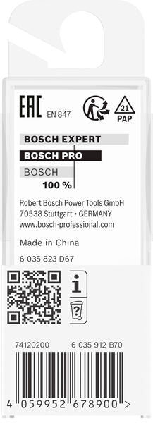BOSCH PRO glodalo za glodanje u ravni sa ležajevima na dnu, Ø 1/2×L 1", prihvat 1/4" - Glodala za glod.uz površi Flush Trim Bit (2608629692) Madras doo Beograd Madras doo Beograd