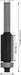 BOSCH PRO glodalo za glodanje u ravni sa ležajevima na dnu, Ø 1/2×L 1", prihvat 1/4" - Glodala za glod.uz površi Flush Trim Bit (2608629692) Madras doo Beograd Madras doo Beograd