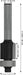 BOSCH PRO glodalo za glodanje u ravni sa ležajevima na dnu, Ø 1/2"×L 1/2", prihvat 1/4" - Glodala za glod.uz površi 6,35x12,7x56 (2608628637) Madras doo Beograd Madras doo Beograd