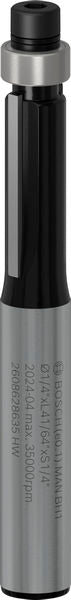 BOSCH PRO glodalo za glodanje u ravni sa ležajevima na dnu, Ø 1/4″×L 21/32″, prihvat 1/4″ - Glodala za glod.uz površi 6,35x6,35x54 (2608628635) Madras doo Beograd Madras doo Beograd