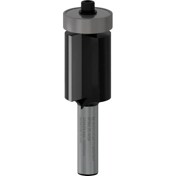 BOSCH PRO glodalo za glodanje u ravni sa ležajevima na dnu, Ø 19×L 25,4, prihvat 8 mm - Glodala za glod.uz površi Flush Trim Bit (2608629675) Madras doo Beograd Madras doo Beograd