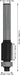 BOSCH PRO glodalo za glodanje u ravni sa ležajevima na dnu, Ø 3/8"×L 17/22", prihvat 1/4" - Glodala za glod.uz površi 6,35x9,5x56 (2608628636) Madras doo Beograd Madras doo Beograd