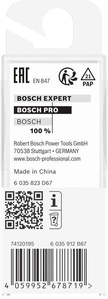 BOSCH PRO glodalo za glodanje u ravni sa ležajevima na dnu, Ø 6,35×L 20, prihvat 8 mm - Glodala za glod.uz površi Flush Trim Bit (2608629673) Madras doo Beograd Madras doo Beograd