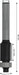 BOSCH PRO glodalo za glodanje u ravni sa ležajevima na dnu, Ø 9,5×L 13,7, prihvat 6 mm - Glodalo za ivice 6x9,5x56 (2608628462) Madras doo Beograd Madras doo Beograd