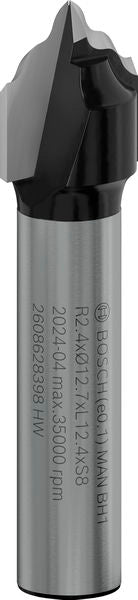 BOSCH PRO glodalo za kanale i useke, R 2,4, prihvat 8 mm - Profilno glodalo 8x12,7x46 (2608628398) Madras doo Beograd Madras doo Beograd