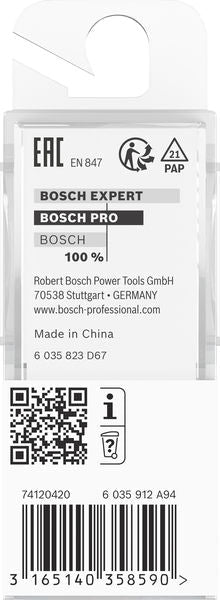 BOSCH PRO glodalo za kanale i useke, R 2,4, prihvat 8 mm - Profilno glodalo 8x12,7x46 (2608628398) Madras doo Beograd Madras doo Beograd
