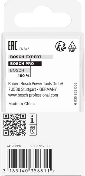 BOSCH PRO glodalo za kanale, R 1/4″, prihvat 1/4″ - Glod.za poluok.kan+vođica 6,35x25,4x54 (2608628420) Madras doo Beograd Madras doo Beograd