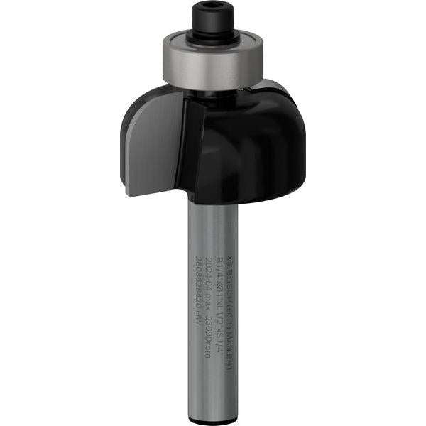 BOSCH PRO glodalo za kanale, R 1/4″, prihvat 1/4″ - Glod.za poluok.kan+vođica 6,35x25,4x54 (2608628420) Madras doo Beograd Madras doo Beograd