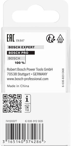 BOSCH PRO glodalo za kanale, R 6,4, prihvat 6 mm - Glod.za poluok.kan+vođica 6x25,4x54 (2608628455) Madras doo Beograd Madras doo Beograd