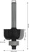 BOSCH PRO glodalo za kanale, R 6,4, prihvat 6 mm - Glod.za poluok.kan+vođica 6x25,4x54 (2608628455) Madras doo Beograd Madras doo Beograd