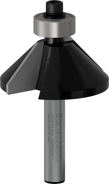 BOSCH PRO glodalo za obaranje ivica, 45°, prihvat 1/4″ - Glodalo za ivice 6,35x34,9x56 (2608628416) Madras doo Beograd Madras doo Beograd