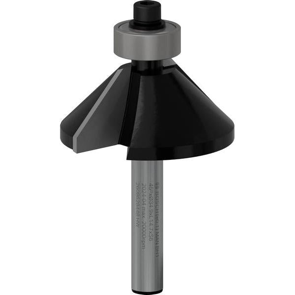 BOSCH PRO glodalo za obaranje ivica, 45°, prihvat 6 mm - Glodalo za ivice 6x34,9x56 (2608628448) Madras doo Beograd Madras doo Beograd
