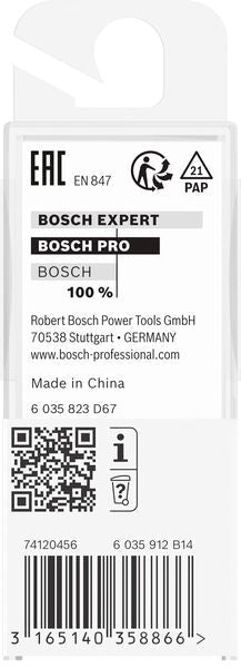 BOSCH PRO glodalo za poluokrugle kanale, R 1/8″, prihvat 1/4″ - Glod.za poluok.kan+vođica 6,35x9,5x40 (2608628425) Madras doo Beograd Madras doo Beograd