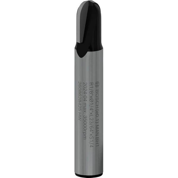 BOSCH PRO glodalo za poluokrugle kanale, R 1/8″, prihvat 1/4″ - Glod.za poluok.kan+vođica 6,35x9,5x40 (2608628425) Madras doo Beograd Madras doo Beograd