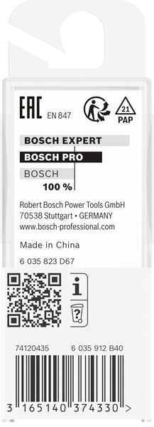 BOSCH PRO glodalo za poluokrugle kanale, R 3,2, prihvat 6 mm - Glod.za poluok.kan+vođica 6x6,35x40 (2608628460) Madras doo Beograd Madras doo Beograd