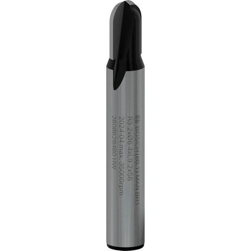 BOSCH PRO glodalo za poluokrugle kanale, R 3,2, prihvat 6 mm - Glod.za poluok.kan+vođica 6x6,35x40 (2608628460) Madras doo Beograd Madras doo Beograd