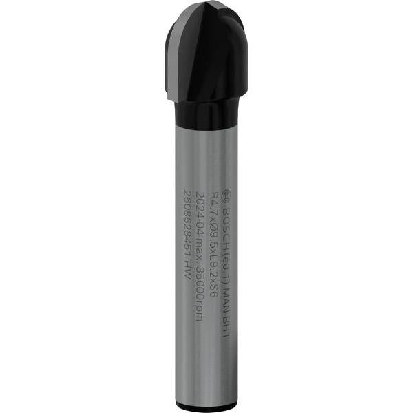 BOSCH PRO glodalo za poluokrugle kanale, R 4,7, prihvat 6 mm - Glod.za poluok.kan+vođica 6x9,5 (2608628451) Madras doo Beograd Madras doo Beograd