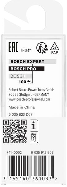 BOSCH PRO glodalo za poluokrugle kanale, R 5/16″, prihvat 1/4″ - Glod.za poluok.kan+vođica 6,35x15,9x45 (2608628633) Madras doo Beograd Madras doo Beograd