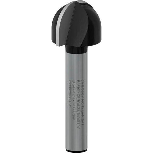 BOSCH PRO glodalo za poluokrugle kanale, R 5/16″, prihvat 1/4″ - Glod.za poluok.kan+vođica 6,35x15,9x45 (2608628633) Madras doo Beograd Madras doo Beograd