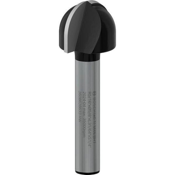 BOSCH PRO glodalo za poluokrugle kanale, R 5/16″, prihvat 1/4″ - Glod.za poluok.kan+vođica 6,35x15,9x45 (2608628633) Madras doo Beograd Madras doo Beograd