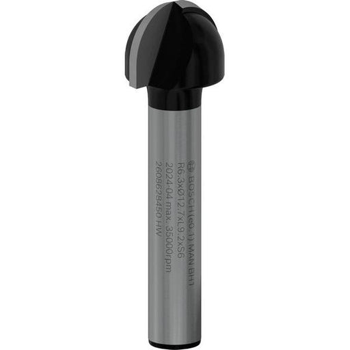 BOSCH PRO glodalo za poluokrugle kanale, R 6,3, prihvat 6 mm - Glod.za poluok.kan+vođica 6x12,7x40 (2608628450) Madras doo Beograd Madras doo Beograd